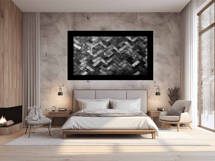 Black & White Pattern  Art Print