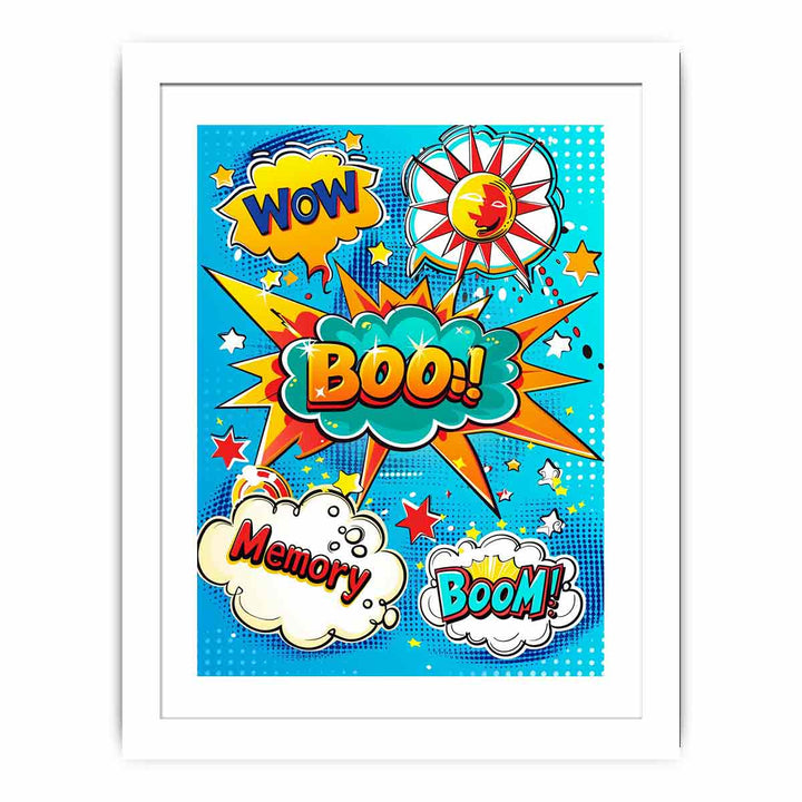 Boom 2 framed Print