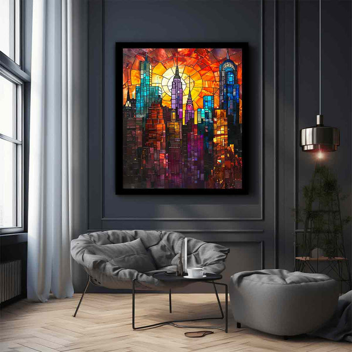 Skyline Art Print