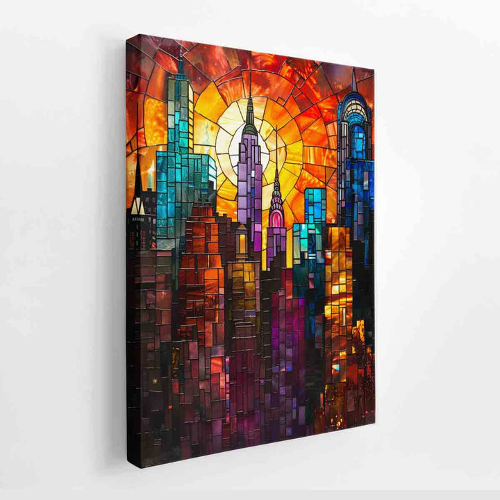 Skyline canvas Print