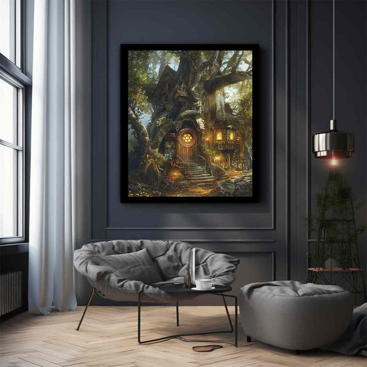 Tree Castle Art Print