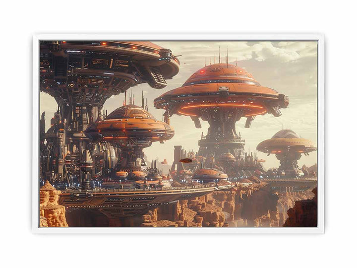 Alien City Painting