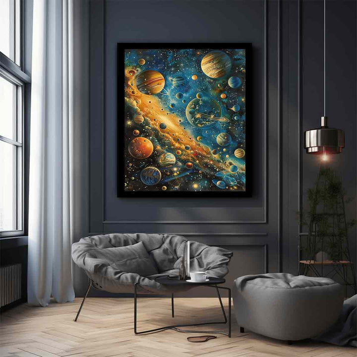 Cosmic Crowd Art Print