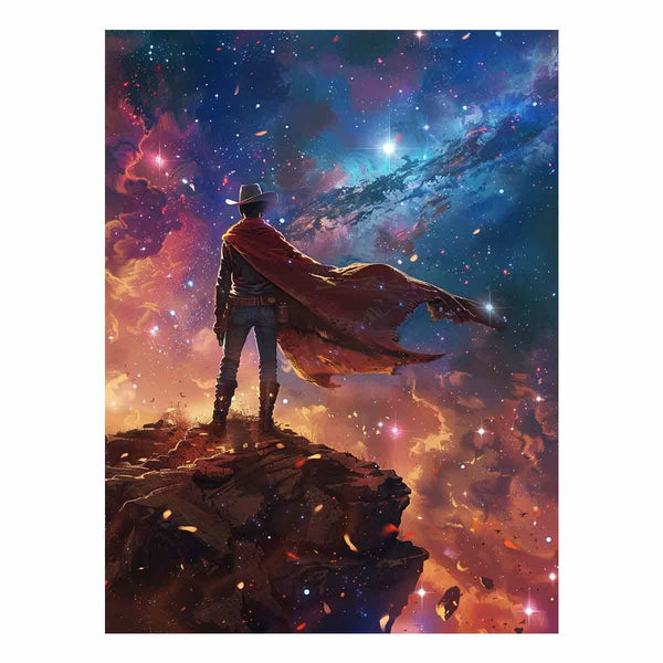 Space cowboy Art Print