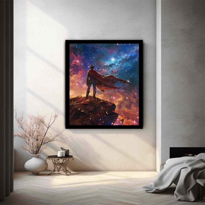 Space cowboy Art Print