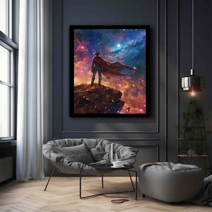 Space cowboy Art Print