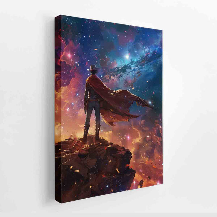 Space cowboy canvas Print