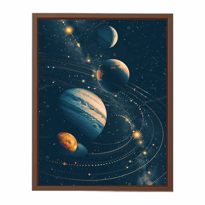 The Solar System Painting