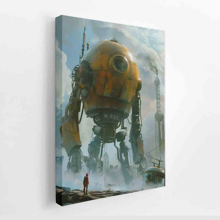 Coming canvas Print