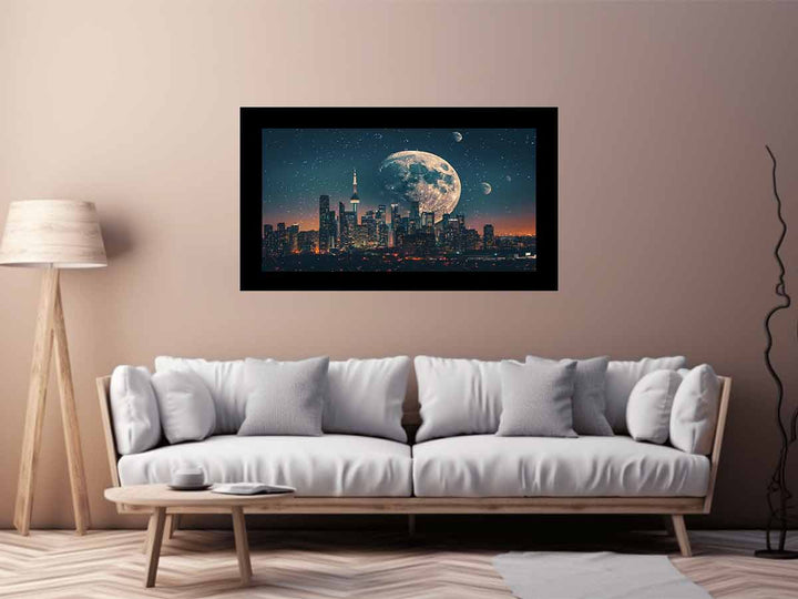 Moon Shadow  Art Print