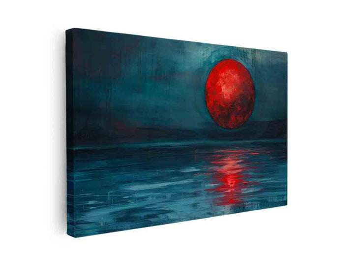 Red Moon Art canvas Print