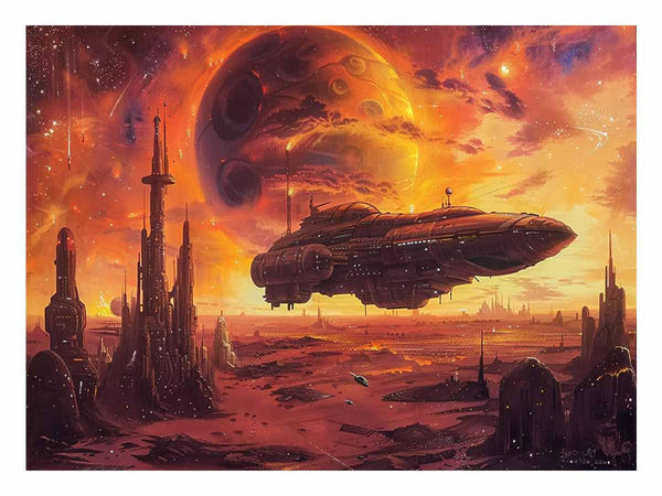 Sci-fi  Art Art Print