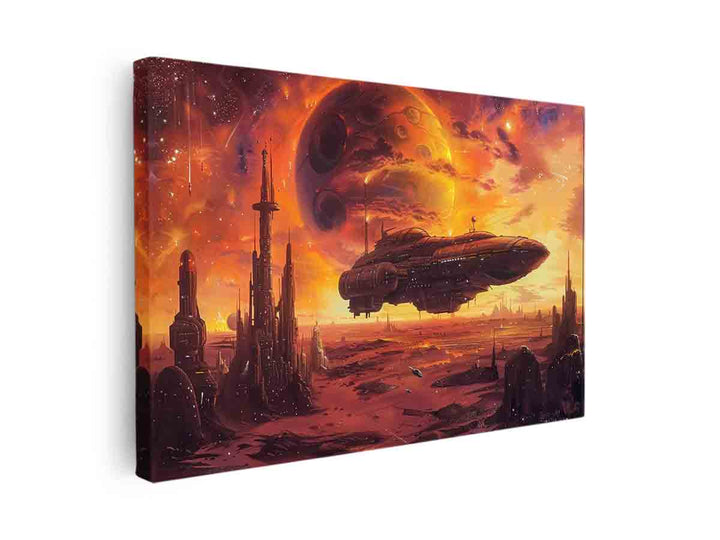 Sci-fi  Art canvas Print