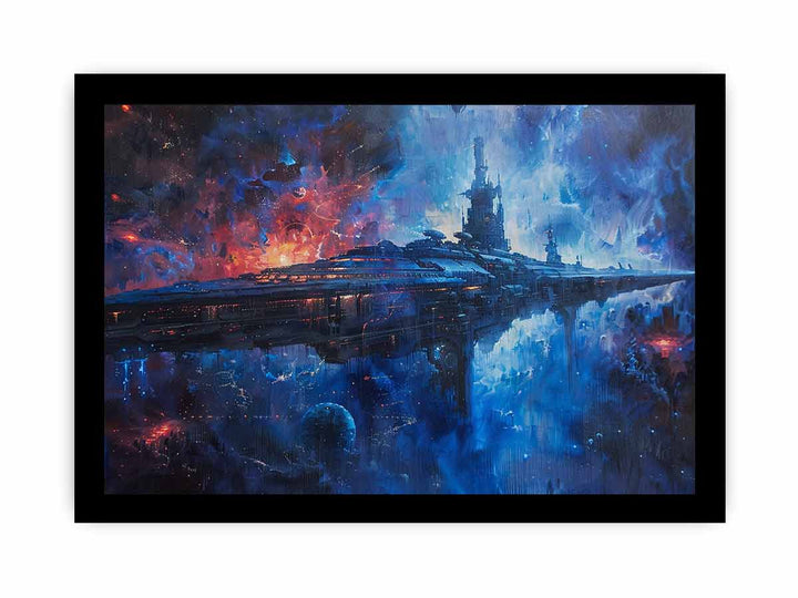 Sci-fi 2 framed Print