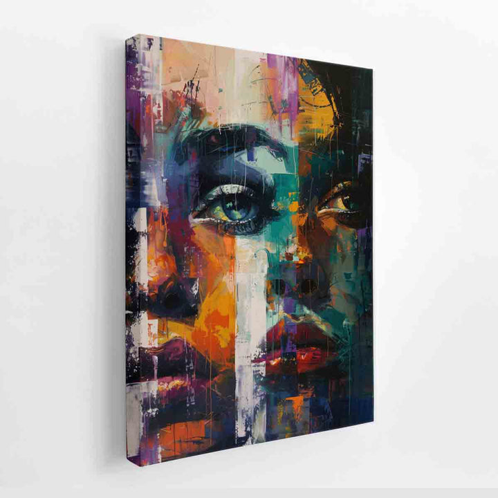 Two In one canvas Print