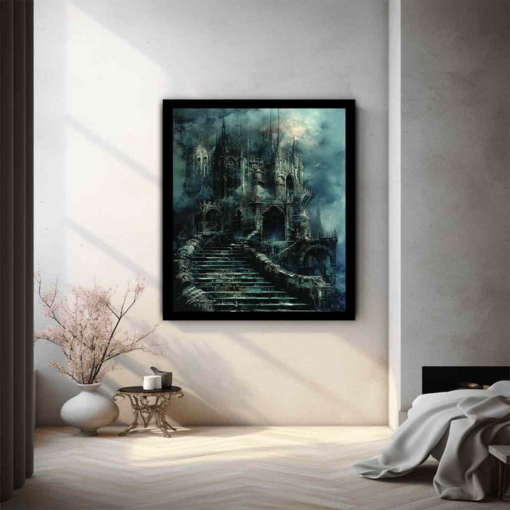 Castle Stairs Art Print