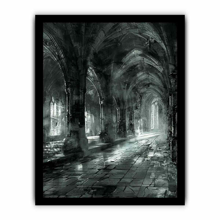 Path framed Print