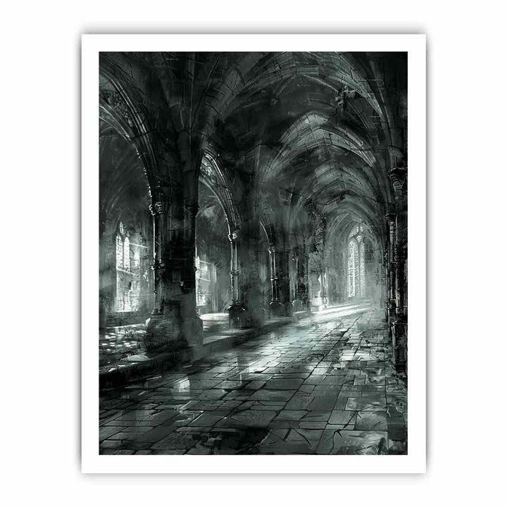 Path framed Print