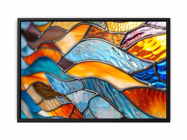 Wave Glass canvas Print