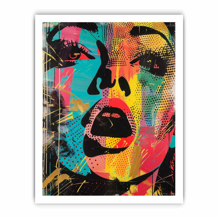 Wow Pop Art framed Print