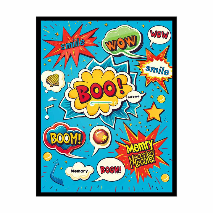 Boom Graphics Pop Art canvas Print