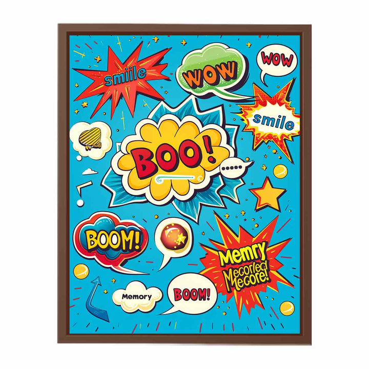 Boom Graphics Pop Art Painting