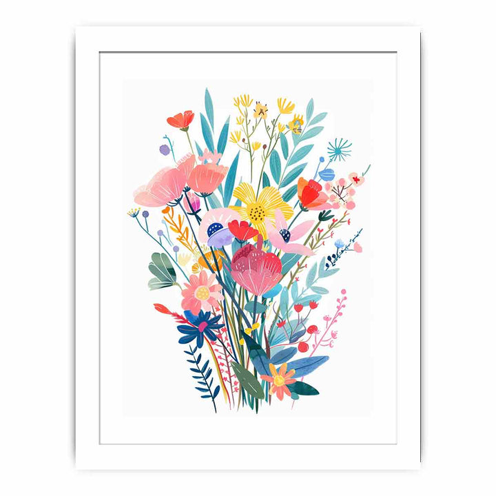 Flower Bouquet framed Print