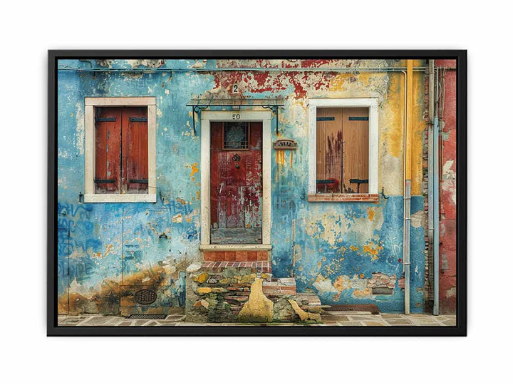 House Door canvas Print