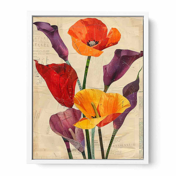 Red And Orange Poppies Painting