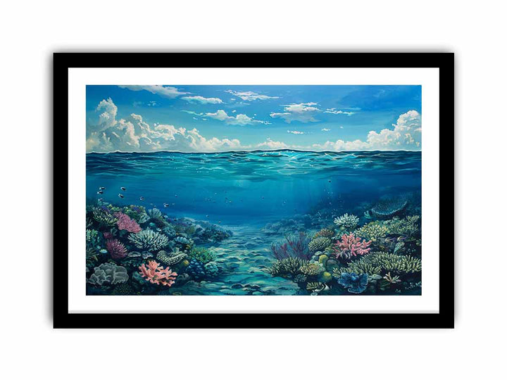 Coral Reef framed Print