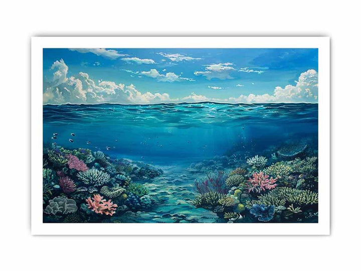 Coral Reef framed Print