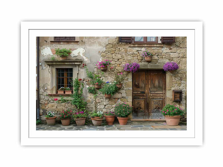 Old Door framed Print