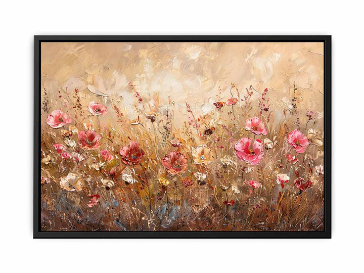 Vintage Wild Flowers canvas Print