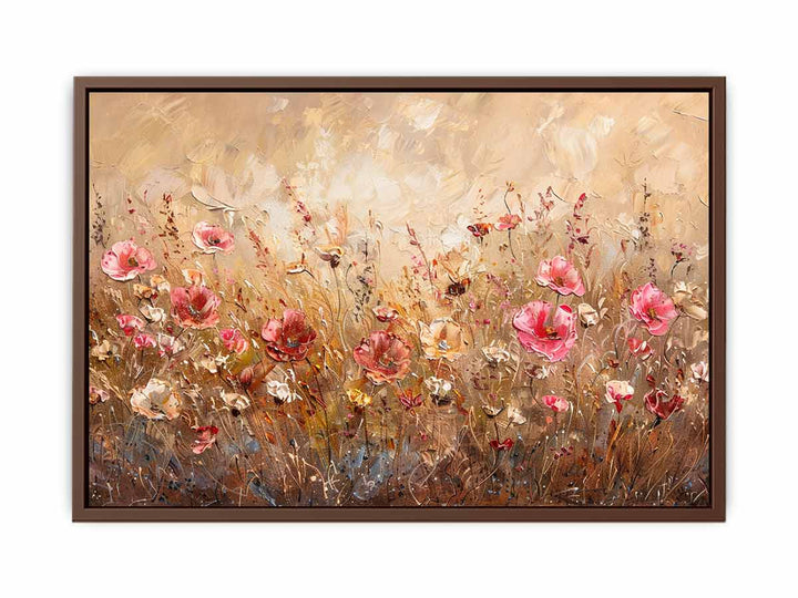 Vintage Wild Flowers Painting