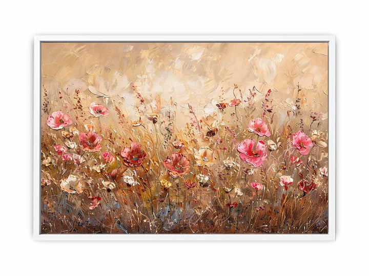 Vintage Wild Flowers Painting