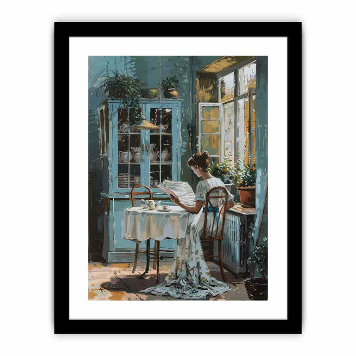 Breakfast Table framed Print