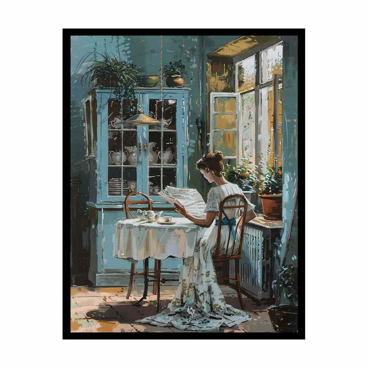 Breakfast Table canvas Print