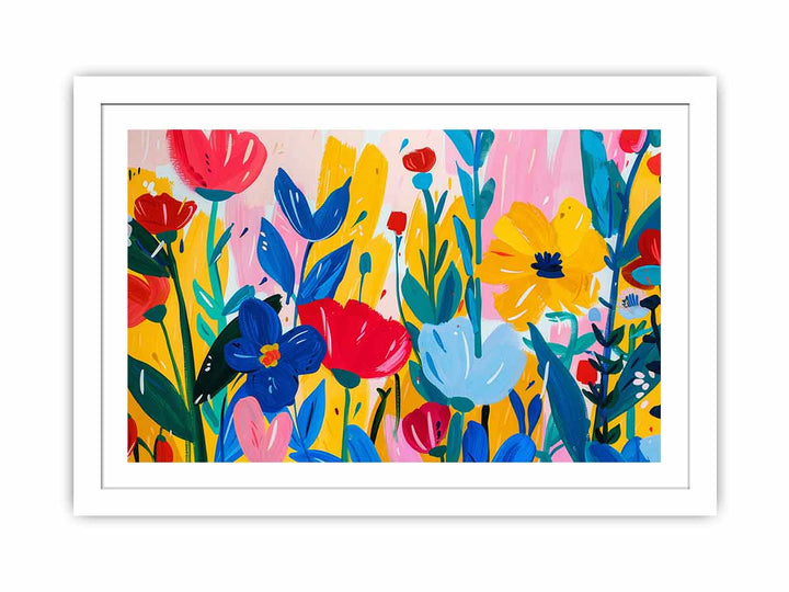 Floral Garden  framed Print