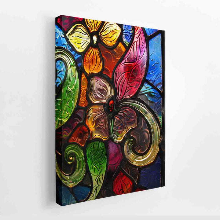 Glass Art canvas Print