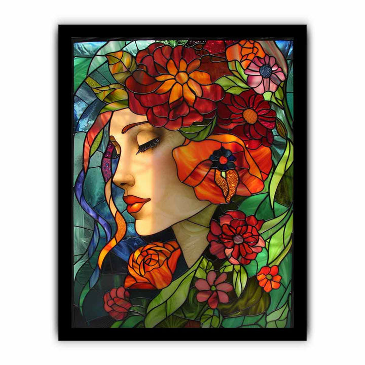 Woman framed Print