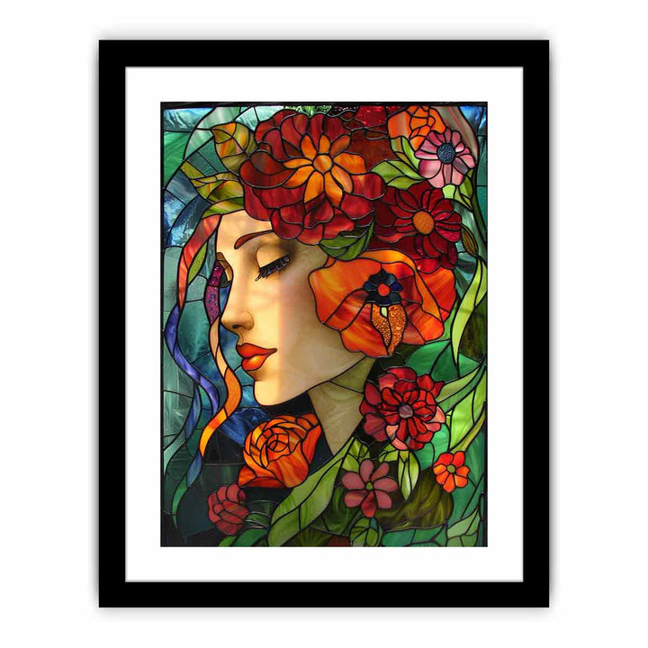 Woman framed Print