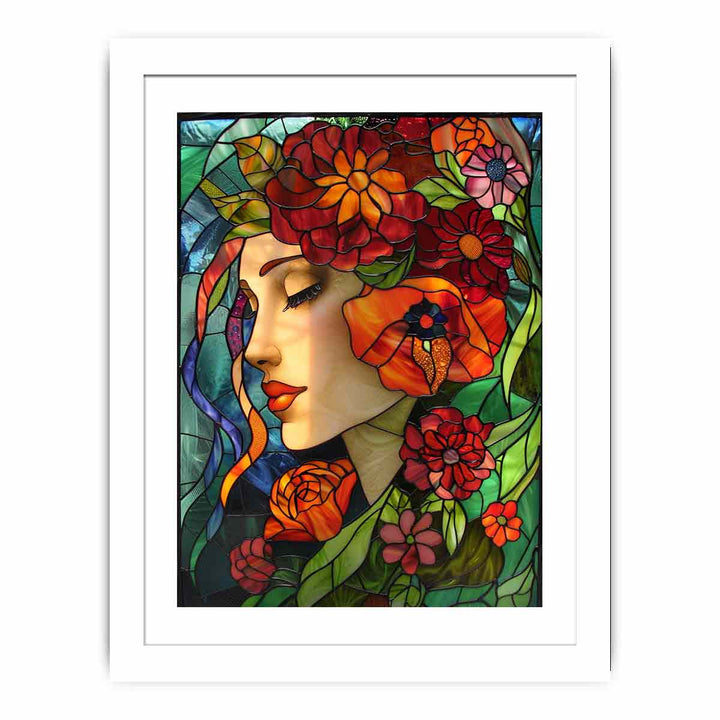 Woman framed Print