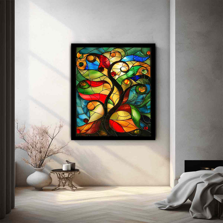 Tree Glass Art Art Print