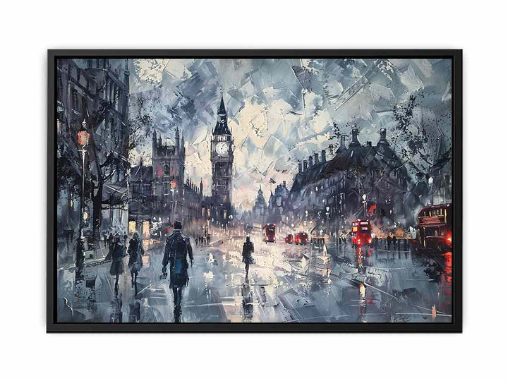 London Road canvas Print