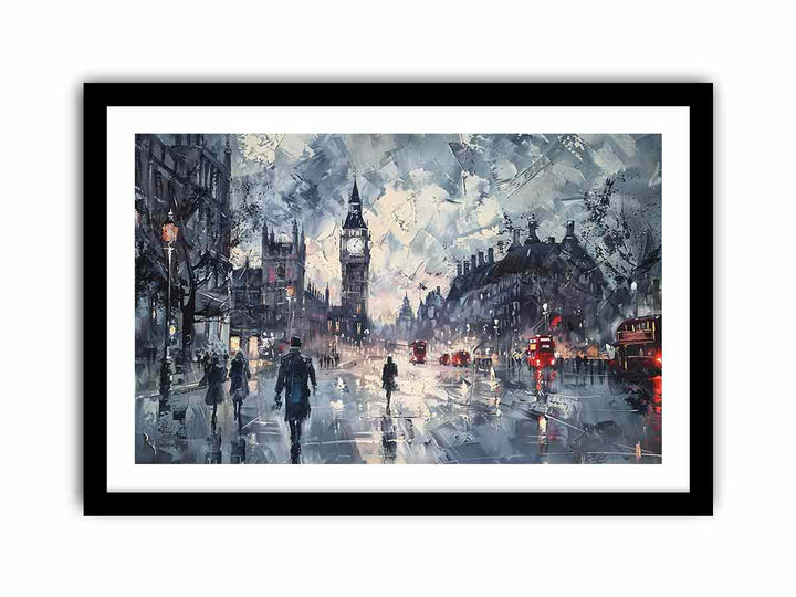 London Road framed Print