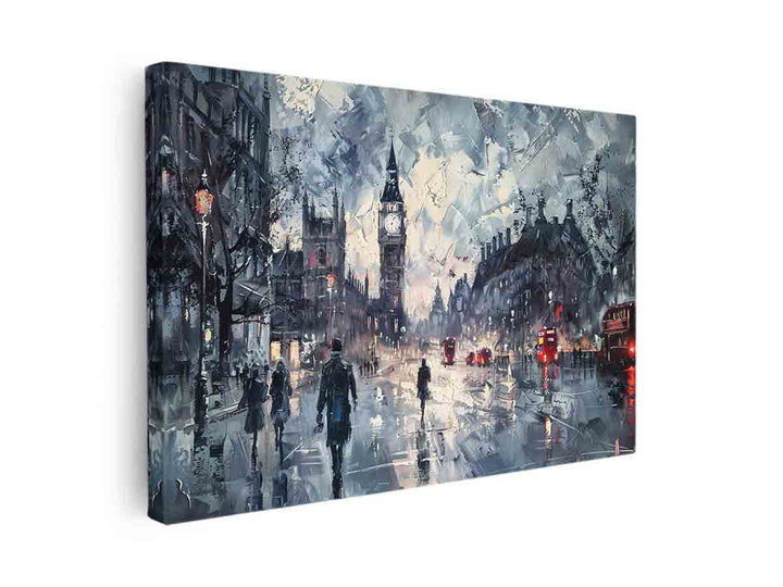 London Road canvas Print