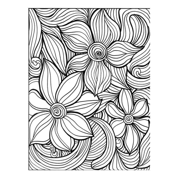 Color Me Flower Art Print