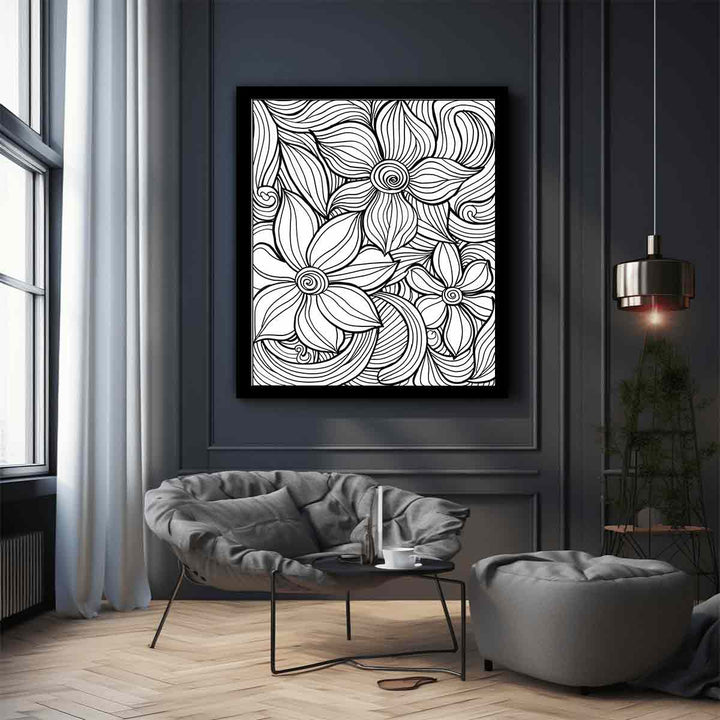 Color Me Flower Art Print