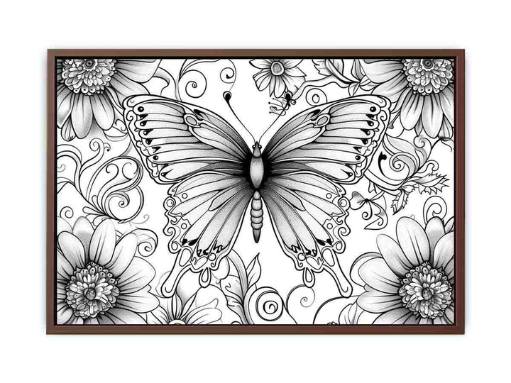 Color Me Butterfly  Painting