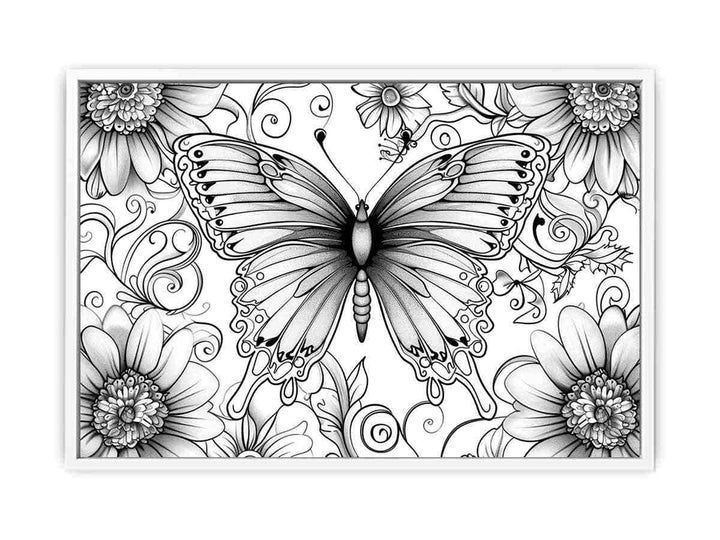 Color Me Butterfly  Painting